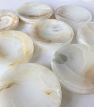 Load image into Gallery viewer, ARTIFACT Home | Vancouver, Canada. White Onyx Stone Jewelry Dish. White Onyx Stone Trinket Dish. White Onyx Stone Soap Dish.  www.artifacthome.ca @artifacthome_