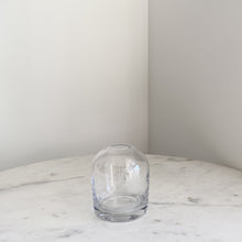 Load image into Gallery viewer, Mouth blown and handblown clear glass bud vase home decor