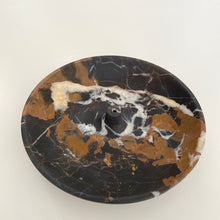 Load image into Gallery viewer, Round Portoro Black Marble Incense Holder by Artifact Home www.artifacthome.ca