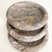Load image into Gallery viewer, Travertine Marble Tray Round by Artifact Home www.artifacthome.ca