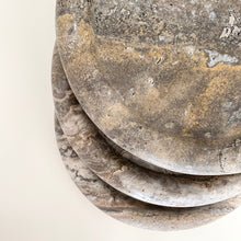Load image into Gallery viewer, Travertine Marble Tray Round by Artifact Home www.artifacthome.ca