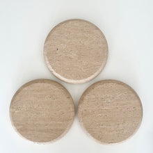 Load image into Gallery viewer, Travertine Marble Tray Round by Artifact Home www.artifacthome.ca