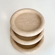Load image into Gallery viewer, Travertine Marble Tray Round by Artifact Home www.artifacthome.ca