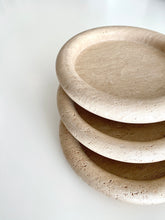 Load image into Gallery viewer, Travertine Marble Tray Round by Artifact Home www.artifacthome.ca