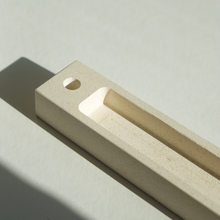 Load image into Gallery viewer, Artifact Home www.artifacthome.ca Handcrafted luxury limestone travertine incense holder home fragrance home decor
