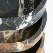 Load image into Gallery viewer, Artifact Home | Oval Portoro Gold Marble Tray. Black Marble Tray. www.artifacthome.ca