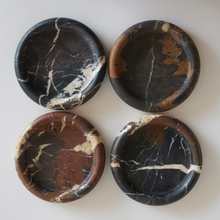 Load image into Gallery viewer, Portoro Gold Marble Tray Round. Black Marble Tray Round by Artifact Home www.artifacthome.ca