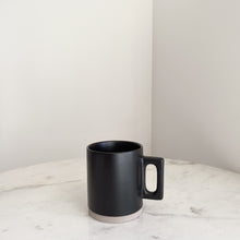 Load image into Gallery viewer, Artifact Home www.artifacthome.ca  Black matte porcelain coffee mug minimalist drinkware homeware
