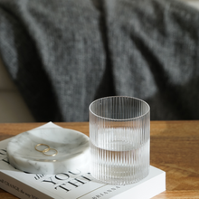 Load image into Gallery viewer, ARTIFACT Home | Vancouver, Canada. Ribbed Glassware. Ribbed Glass Cups. Ribbed Glass Tumblers. Ripple Glasses. www.artifacthome.ca @artifacthome_
